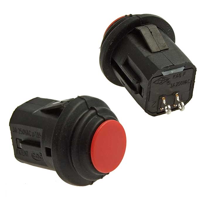 Кнопочные переключатели SB570-R IP65 off-(on) ф14mm SB570-R IP65 off-(on) ф14mm