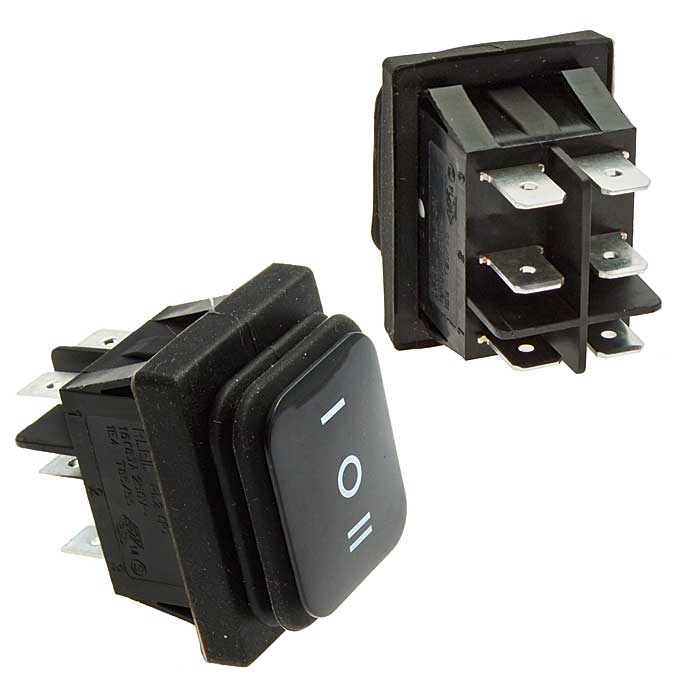 Клавишные переключатели SB090 IP65 on-off-on 22x30mm SB090 IP65 on-off-on 22x30mm
