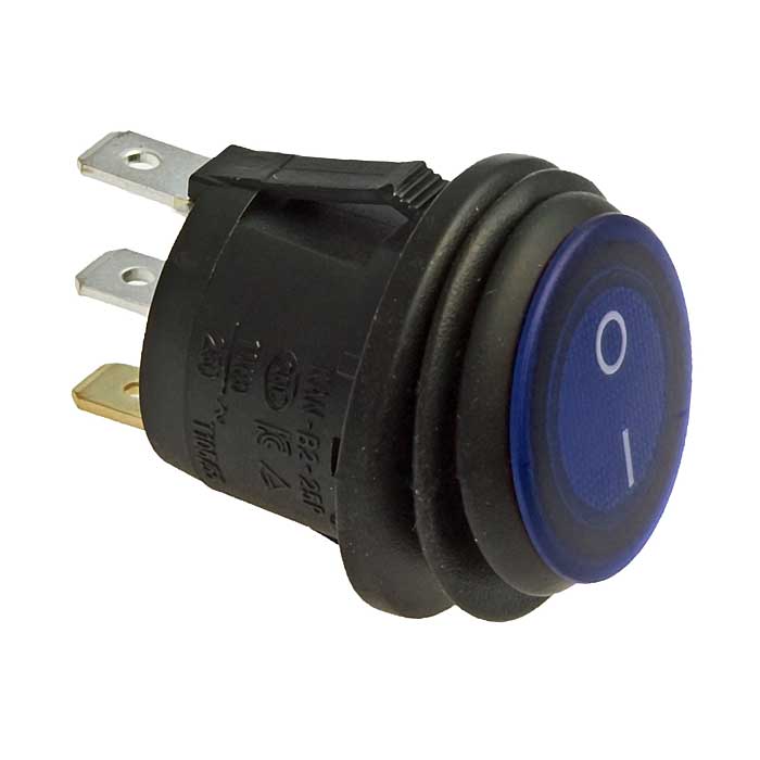 Клавишные переключатели SB040-12V BLUE IP65 on-off ф20.2mm SB040-12V BLUE IP65 on-off ф20.2mm