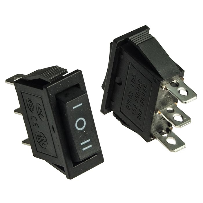 Клавишные переключатели KCD3-103-C6-B/3P on-off-on KCD3-103-C6-B/3P on-off-on