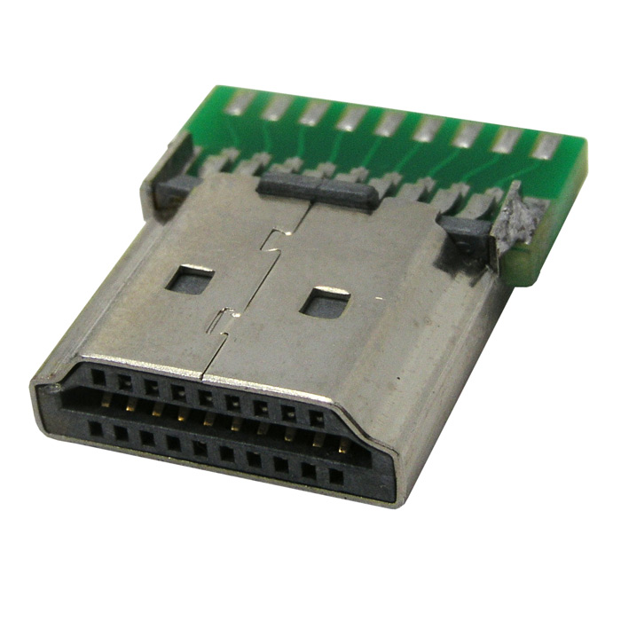 Разъемы, вилки, розетки HDMI A M PCB HDMI A M PCB