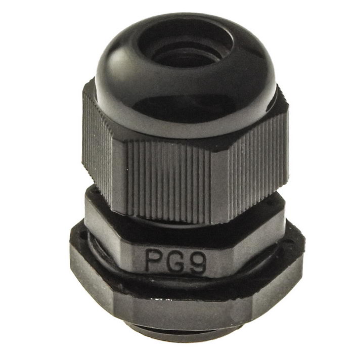 Кабельные вводы PG 9 (IP 54) Черный PG 9 (IP 54) Черный