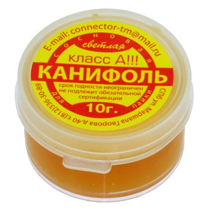 Флюс паяльный Флюс Канифоль в баночке 10г Флюс Канифоль в баночке 10г