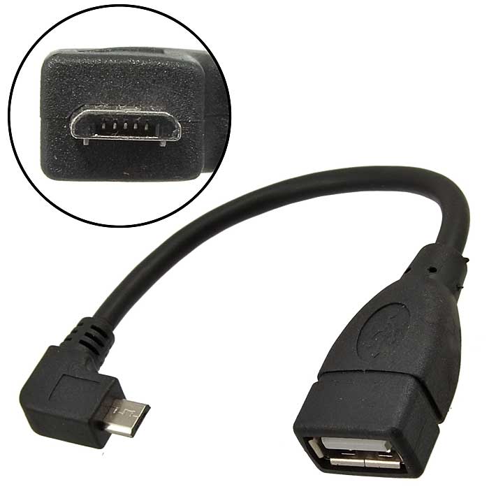 Компьютерные шнуры USB AF to MicroUSB 90 degrees (SZC) USB AF to MicroUSB 90 degrees (SZC)