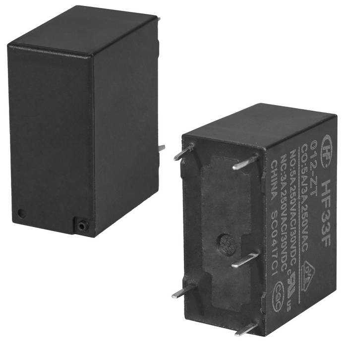 Электромагнитные реле HF33F/012-ZT 5A HF33F/012-ZT 5A