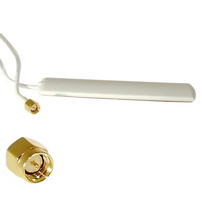 GSM 2db RG174 3m SMA-P white GSM 2db RG174 3m SMA-P white