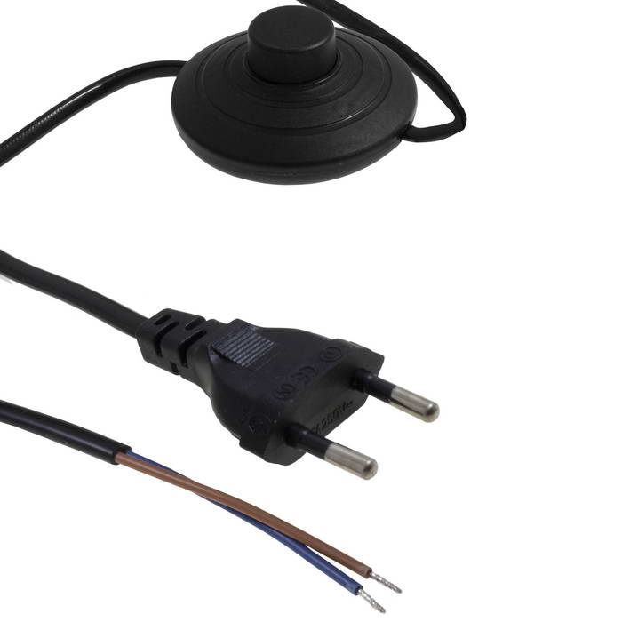 Сетевые шнуры Y010/CEE7/16 2.5m 2x0.75BR switch-2 Y010/CEE7/16 2.5m 2x0.75BR switch-2