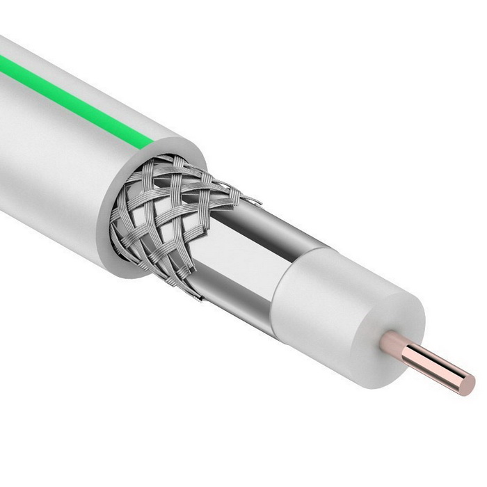 Коаксиальный кабель SAT 703B CCS/Al 75% 75 Ом 100m SAT 703B CCS/Al 75% 75 Ом 100m