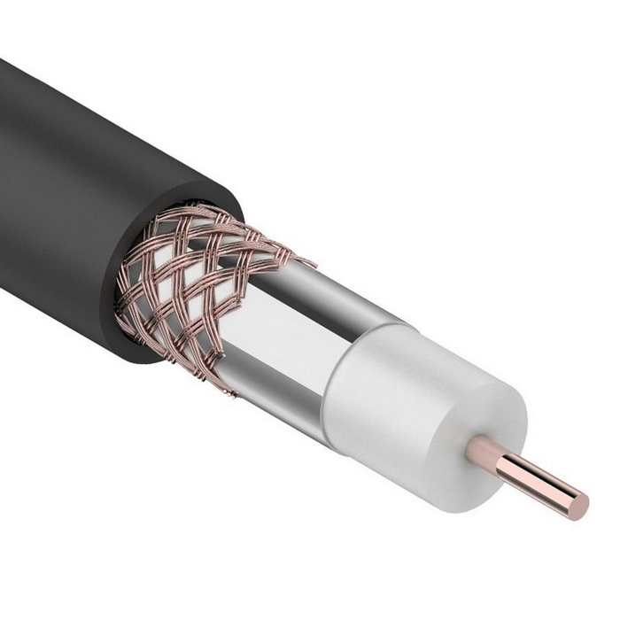 Коаксиальный кабель RG-6U Cu/Cu, 64% 75 Ом OUTDOOR 100m RG-6U Cu/Cu, 64% 75 Ом OUTDOOR 100m