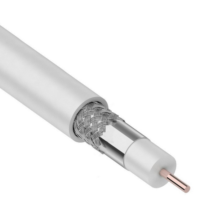 Коаксиальный кабель RG-6U CCS/Al 32% 75 Ом 100m RG-6U CCS/Al 32% 75 Ом 100m