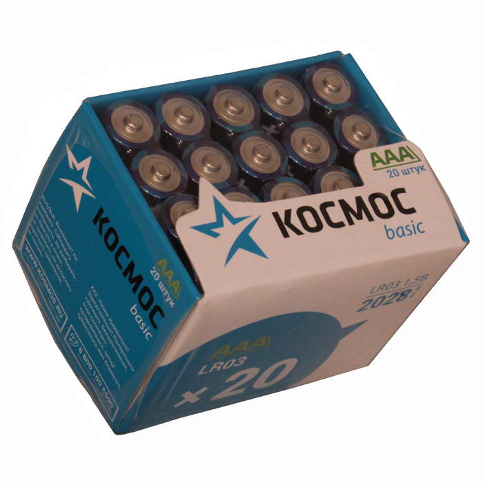 Батарейки Космос LR03 Космос LR03