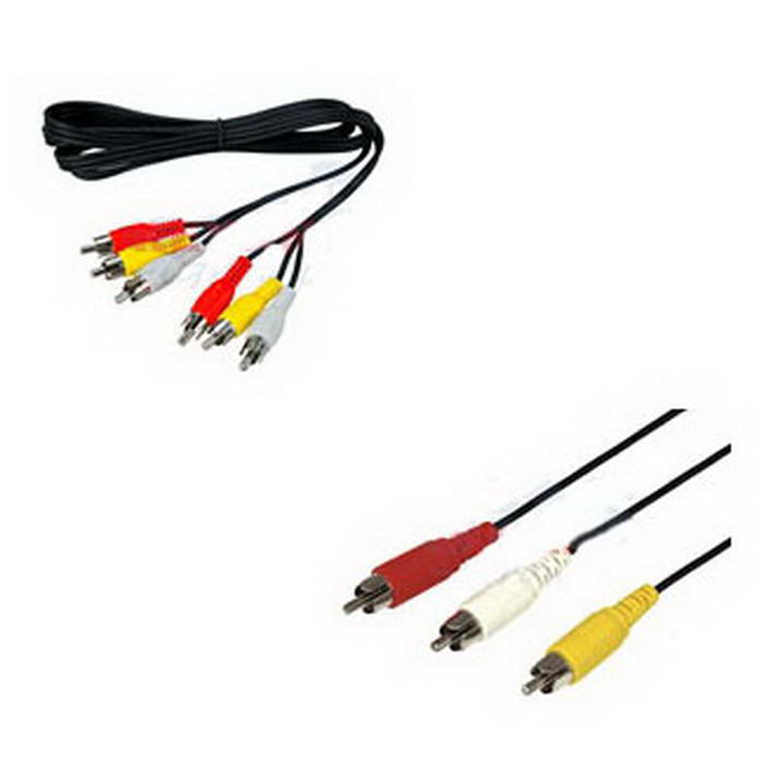Аудио и видео шнуры 3 RCA - 3 RCA B 5m 3 RCA - 3 RCA B 5m