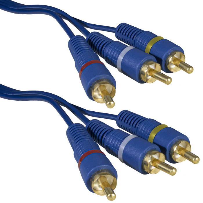 Аудио и видео шнуры 3 RCA - 3 RCA BL 1.5m 3 RCA - 3 RCA BL 1.5m