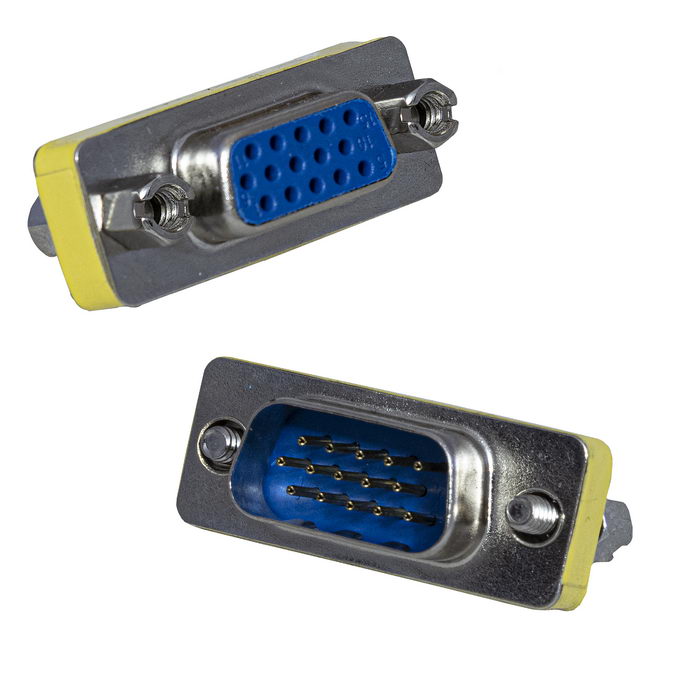 Разъемы, вилки, розетки VGA (f)-VGA (m) VGA (f)-VGA (m)
