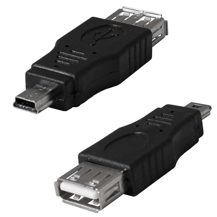 Разъемы, вилки, розетки USB2.0 A(f)-mini USB B(m) USB2.0 A(f)-mini USB B(m)