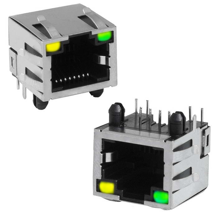 Разъемы, вилки, розетки TJ8-8P8 LED TJ8-8P8 LED