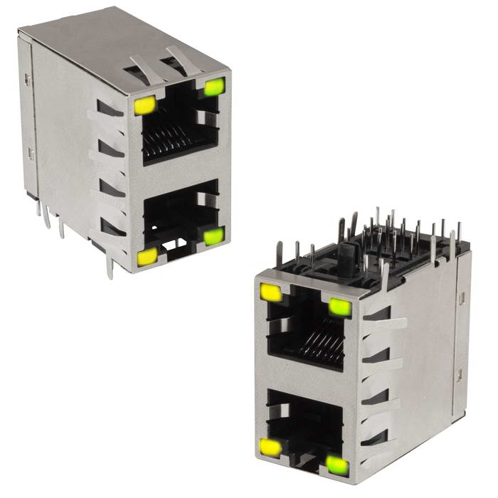 Разъемы, вилки, розетки TJ9-8P8-01 LED TJ9-8P8-01 LED