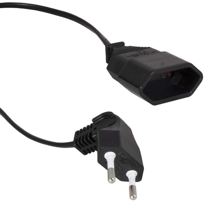 Сетевые шнуры Y001/ST2 3m 2x0.5 B03F Y001/ST2 3m 2x0.5 B03F