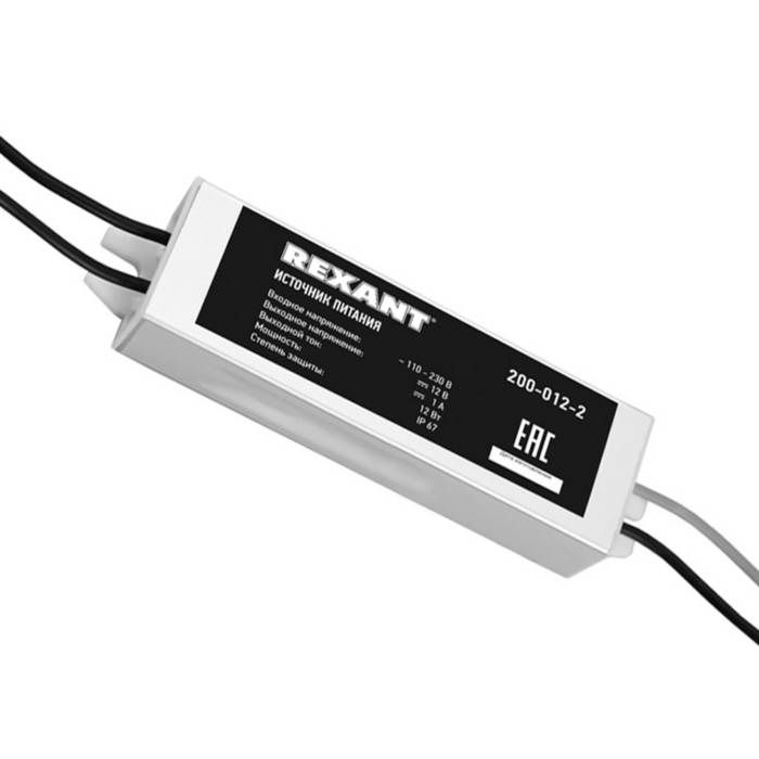 Импульсные блоки питания 200-012-2 12VDC 1А 12W 200-012-2 12VDC 1А 12W