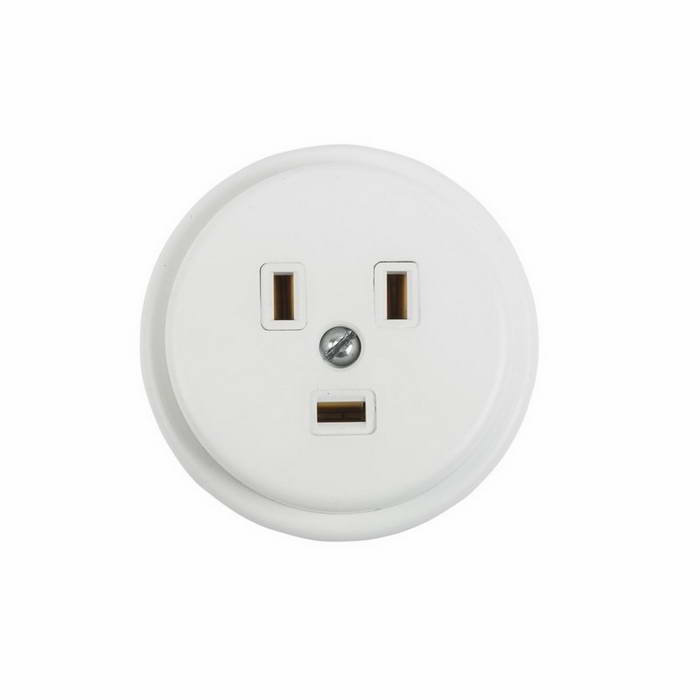 11-8520 Розетка РШ 40А 250В 2Р+РЕ