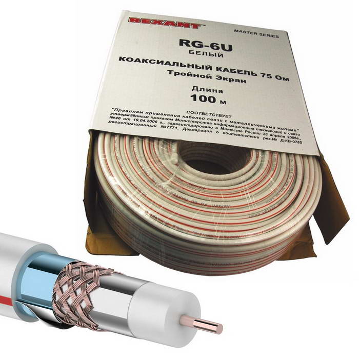 01-2241 RG-6U+Cu 90% 100м(б)