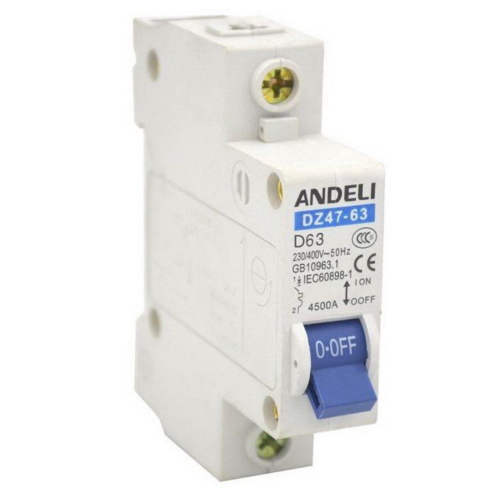 Автоматические выключатели DZ47-63/1P 3A 4.5kA х-ка C DZ47-63/1P 3A 4.5kA х-ка C