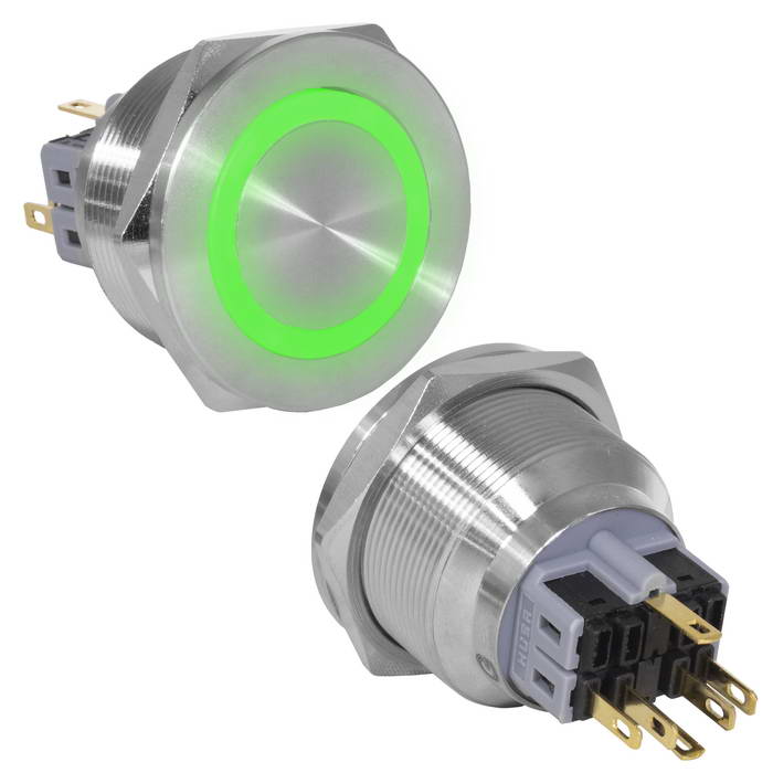Кнопки антивандальные GQ28PF-11ZE/G/N on-off+off-on GQ28PF-11ZE/G/N on-off+off-on