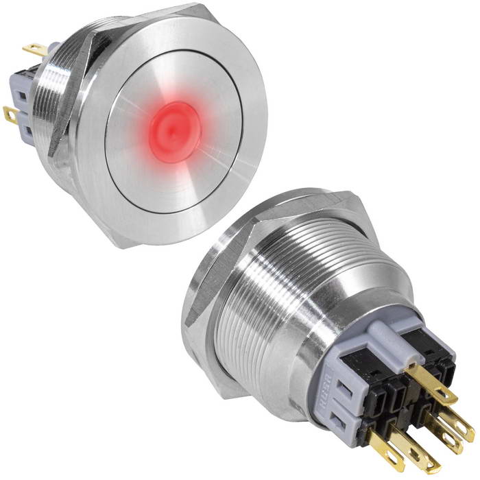 Кнопки антивандальные GQ28PF-11ZD/R/N on-off+off-on GQ28PF-11ZD/R/N on-off+off-on