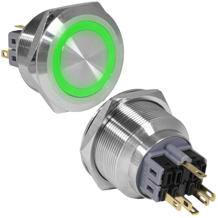 Кнопки антивандальные GQ30-11ZE/G/N on-off+off-on GQ30-11ZE/G/N on-off+off-on