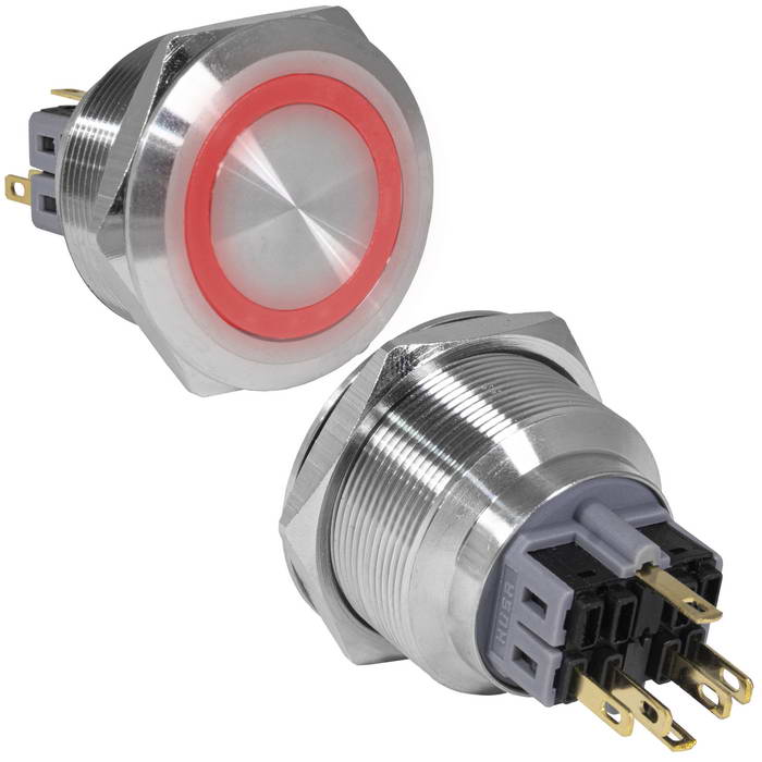 Кнопки антивандальные GQ30-11ZE/R/N on-off+off-on GQ30-11ZE/R/N on-off+off-on