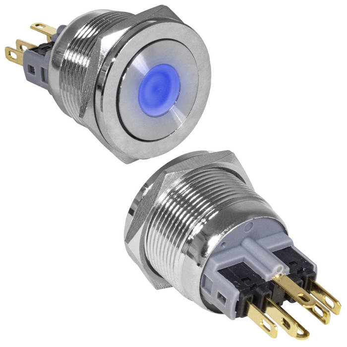 Кнопки антивандальные GQ22PF-11D/B/N on-(off)+off-(on) GQ22PF-11D/B/N on-(off)+off-(on)