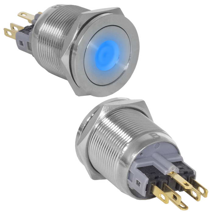 Кнопки антивандальные GQ22PF-11ZD/B/N on-off+off-on GQ22PF-11ZD/B/N on-off+off-on