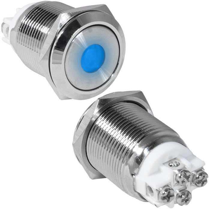Кнопки антивандальные GQ19F-10ZD/B/N off-on GQ19F-10ZD/B/N off-on