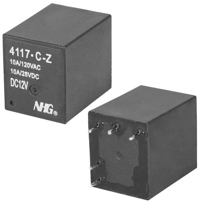 Электромагнитные реле 4117-C-Z-10A-12VDC-1.0 4117-C-Z-10A-12VDC-1.0