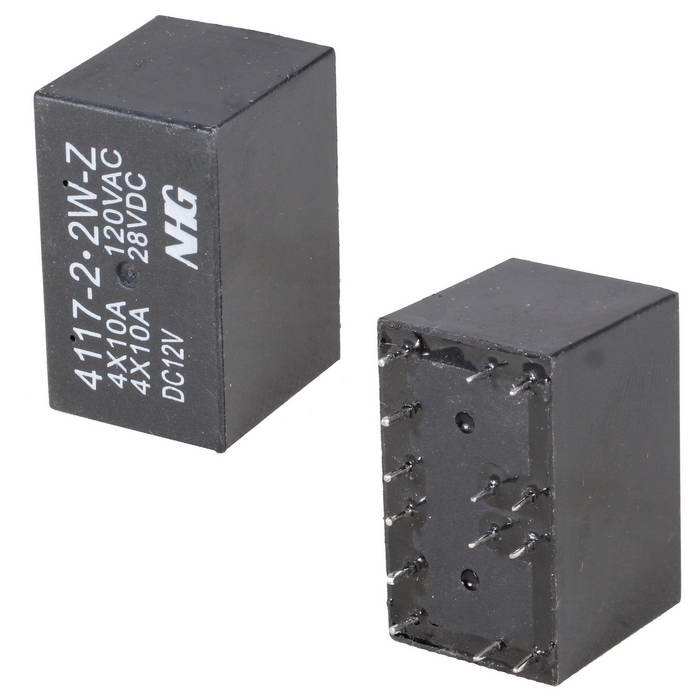 Электромагнитные реле 4117-2-2W-Z-10A-12VDC-1.0 4117-2-2W-Z-10A-12VDC-1.0