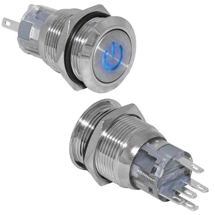 Кнопки антивандальные LAS1-AGQ-11ZDT/B/N on-on LAS1-AGQ-11ZDT/B/N on-on