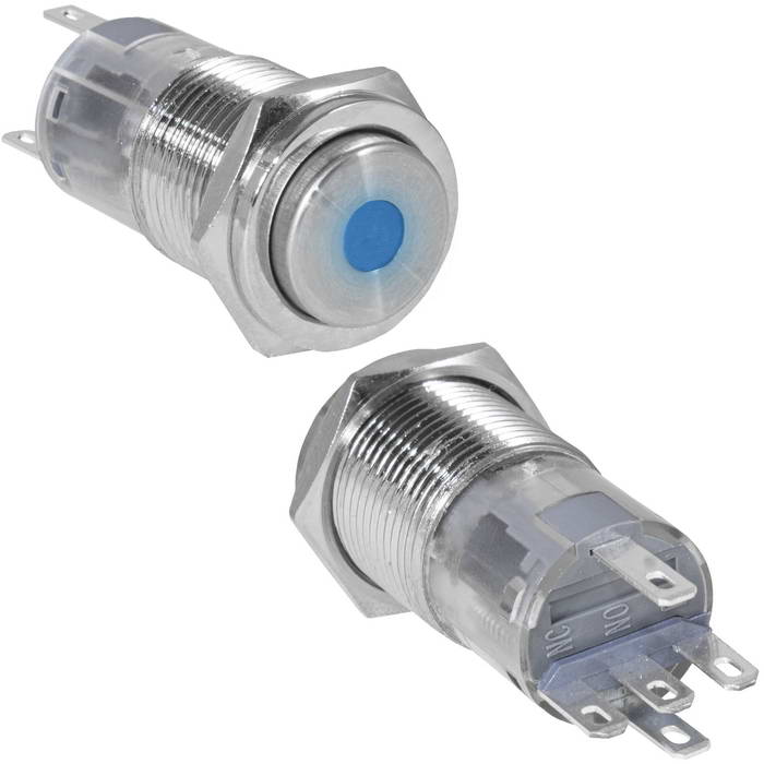Кнопки антивандальные LAS2GQPH-11ZD/B/N on-on LAS2GQPH-11ZD/B/N on-on