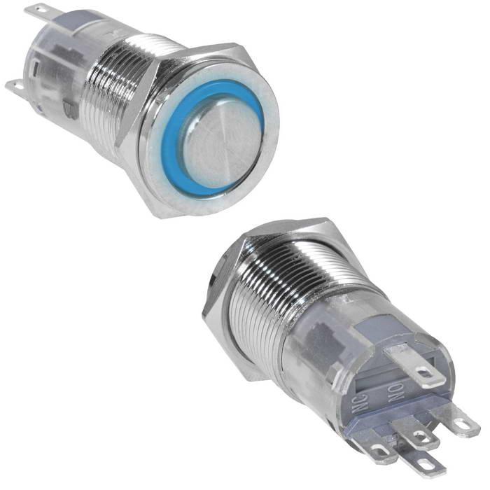 Кнопки антивандальные LAS2GQPH-11ZE/B/N on-on LAS2GQPH-11ZE/B/N on-on