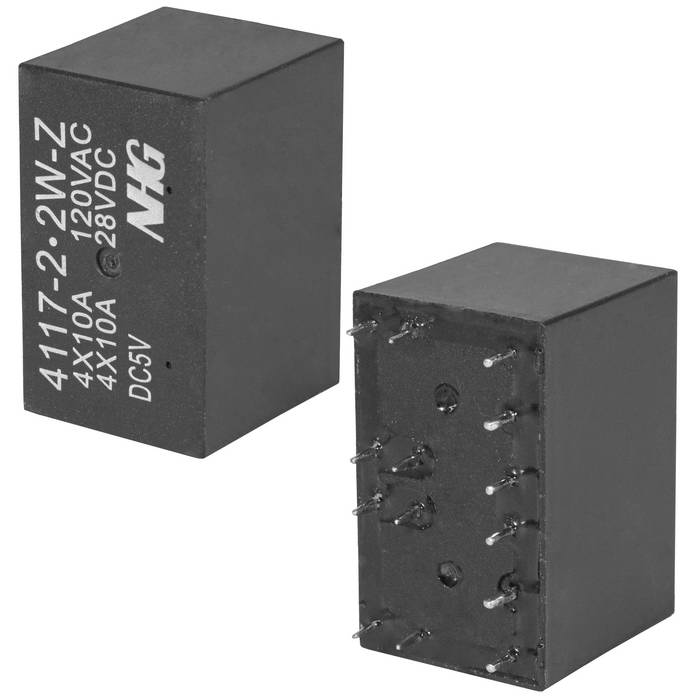 Электромагнитные реле 4117-2-2W-Z-10A-5VDC-1.0 4117-2-2W-Z-10A-5VDC-1.0