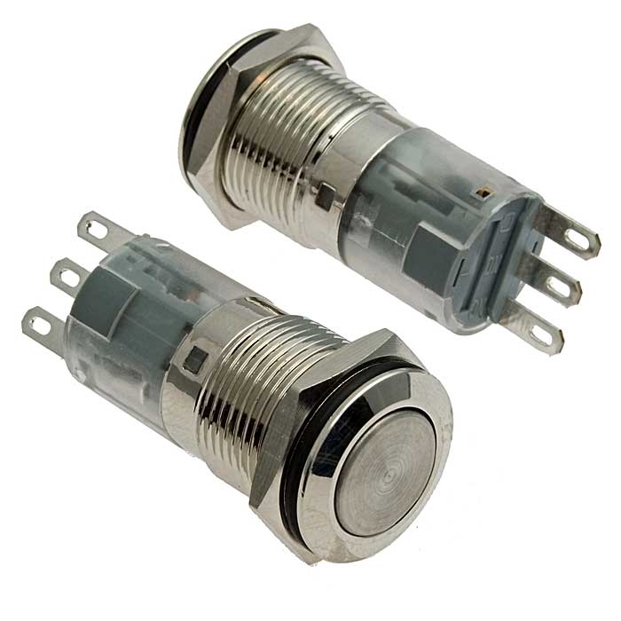 Кнопки антивандальные LAS2GQF-11Z/N on-on LAS2GQF-11Z/N on-on