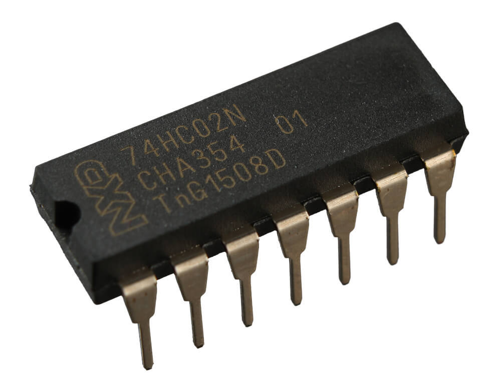 74HC02N (выводы подрезаны)