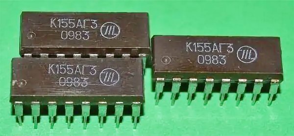 Микросхемы к155аг3 (92г.) к155аг3 (92г.)
