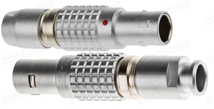 LEMO-FG.0.B-длина-36мм, Ф-9,5мм-вилка на 5 контактов-зол.