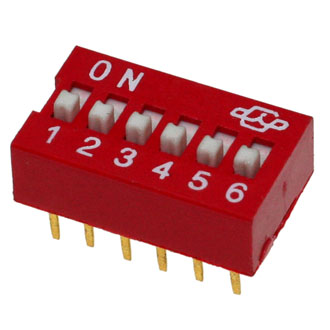 Dip переключатели DS-06 (SWD1-6) DS-06 (SWD1-6)