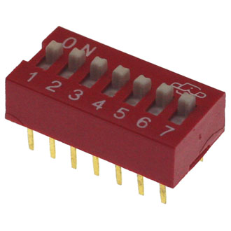 Dip переключатели DS-07 (SWD1-7) DS-07 (SWD1-7)
