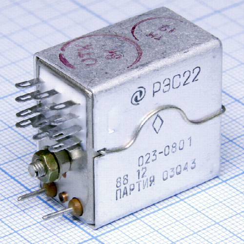 Реле, Контакторы РЭС22 0801 РЭС22 0801