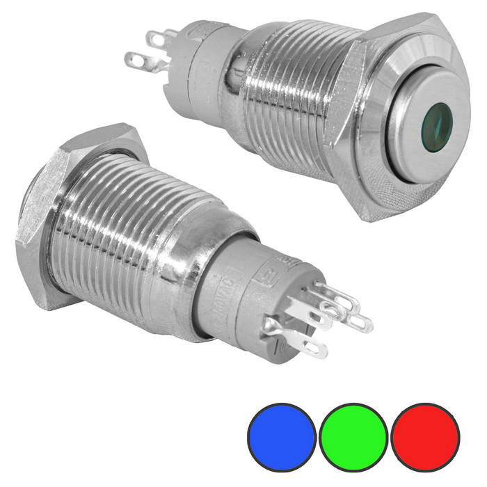 Кнопки антивандальные LAS2-GQH-11D/R on-(on) LAS2-GQH-11D/R on-(on)