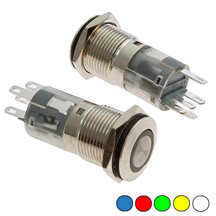 Кнопки антивандальные LAS2-GQF-11ZE/B on-on LAS2-GQF-11ZE/B on-on
