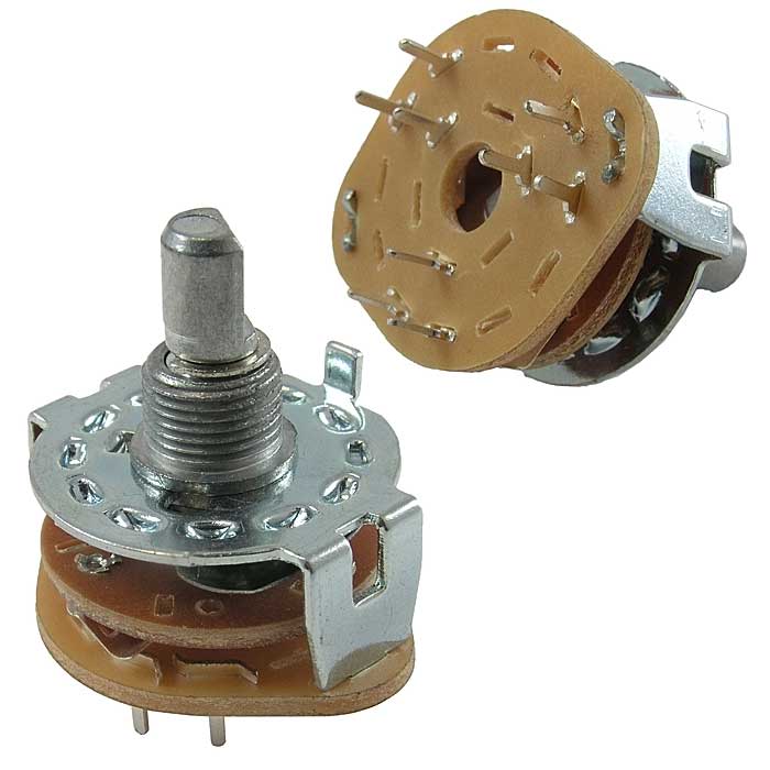 Галетные переключатели SR25-1-3-2 на плату SR25-1-3-2 на плату