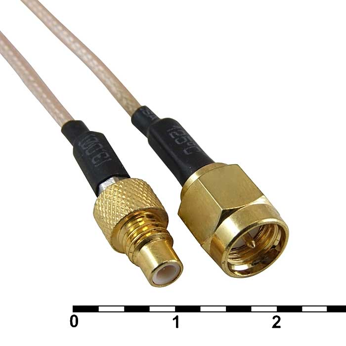Разъемы, вилки, розетки SMA-J2/SMC-JY2-RG178-30 SMA-J2/SMC-JY2-RG178-30